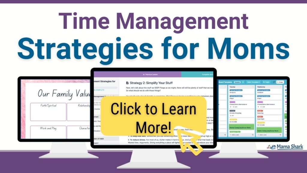 time management for moms