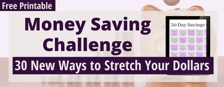 money saving challenge