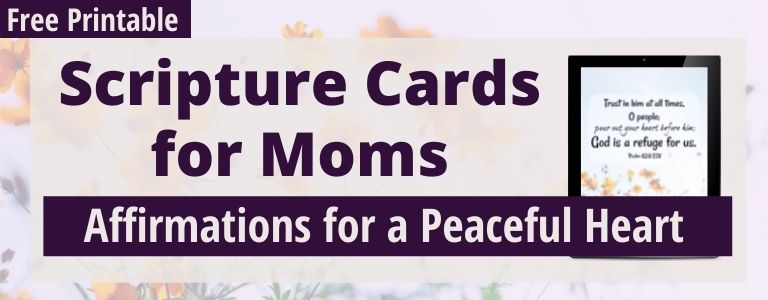 Scripture cards for moms