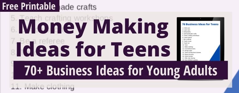 money making ideas for teens