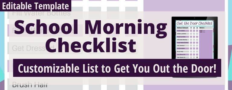 School Morning Checklist