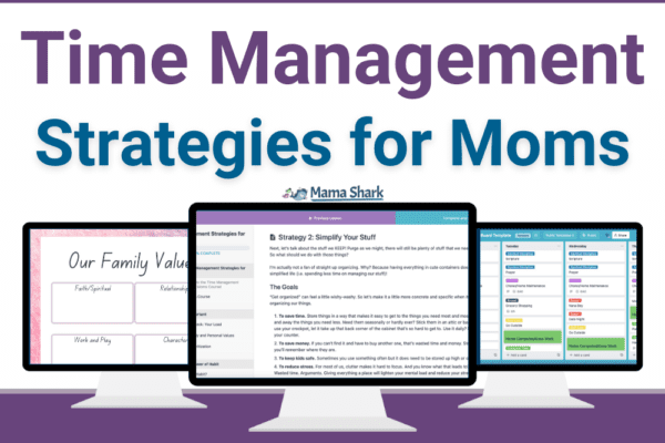time management for moms