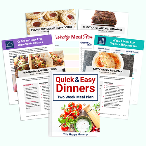 Quick and Easy Dinners - Mockup